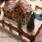 Victorian Gingerbread House - Back View