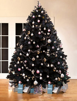 Black Christmas Trees