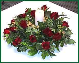 Elegant Floral Arrangement for Your Christmas Table