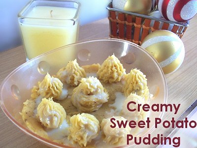 Creamy Sweet Potato Pudding - Christmas Dessert Recipe