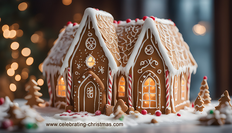 Chapel / Church Gingerbread House Free Templates