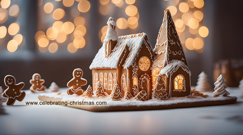 Chapel / Church Gingerbread House Free Templates