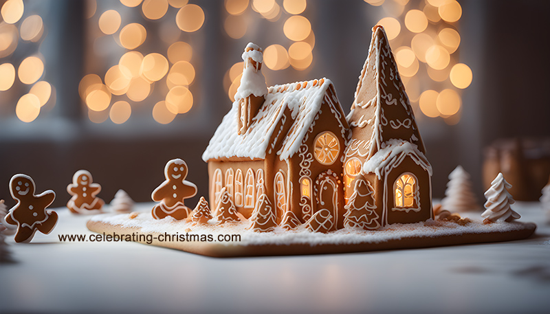 Chapel / Church Gingerbread House Free Templates