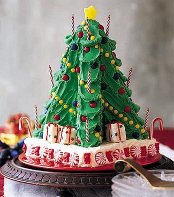 Christmas Tree Cake Recipe