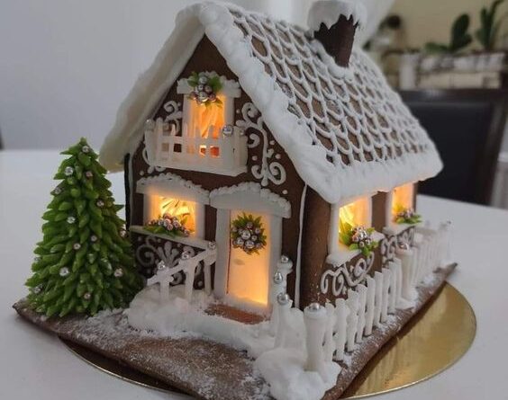 Gingerbread House Pattern - Easy One Room House