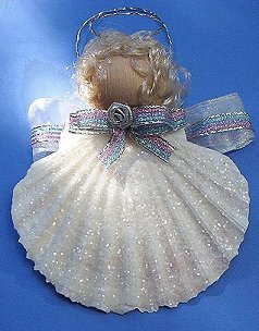 Shell Angel Ornament - DIY Christmas Tree Ornaments 