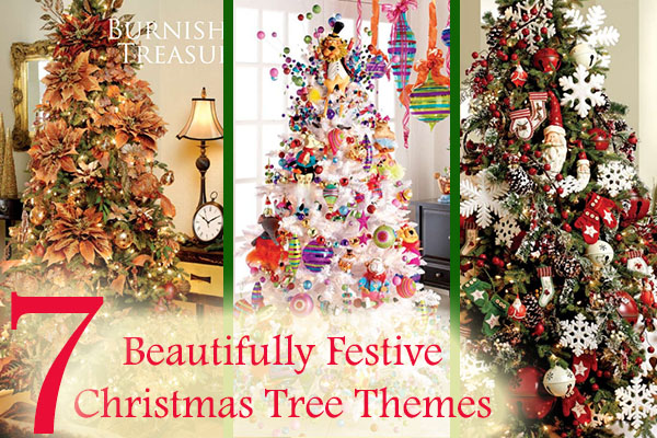 7 Festive Christmas Tree Themes