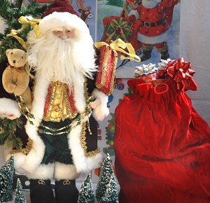 Santa and his Sack of Gifts - Christmas Party Decoration Idea