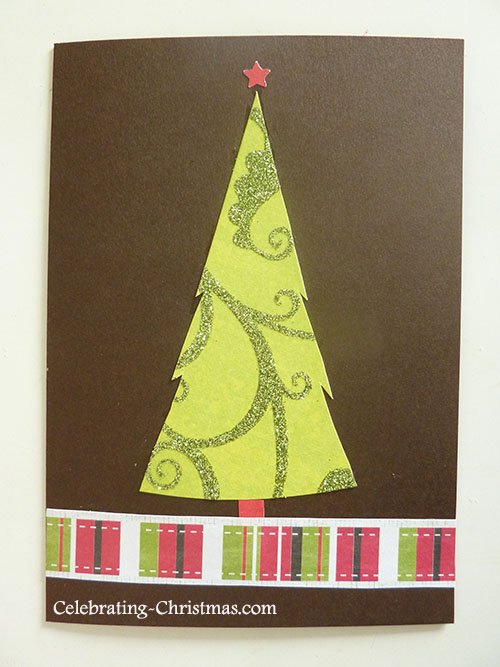 Woodland Christmas Tree Card