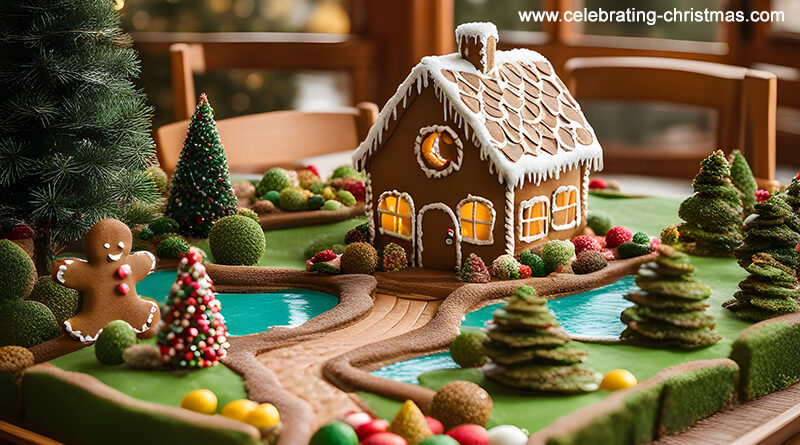 Gingerbread House Landscaping and Decorating Ideas