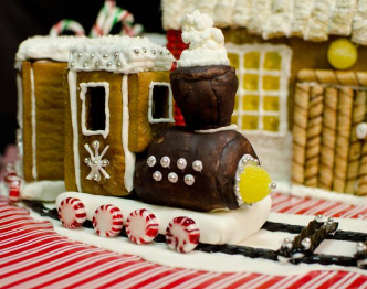 Edible Buttercream Frosting Recipe for Making Gingerbread Houses