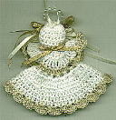 Crocheted Mini Christmas Angel