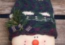 Snowman Head - Easy Christmas Sewing and Painting Pattern