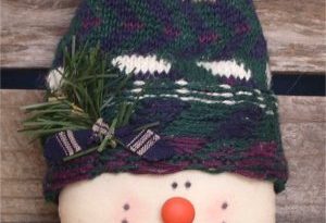 Snowman Head - Easy Christmas Sewing and Painting Pattern
