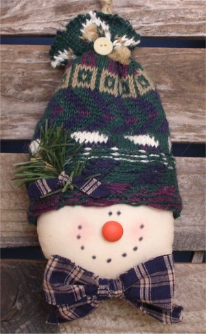 Snowman Head - Easy Christmas Sewing and Painting Pattern