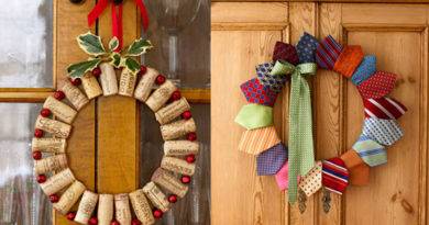 4 Creative, Eco-Friendly DIY Christmas Wreath Ideas