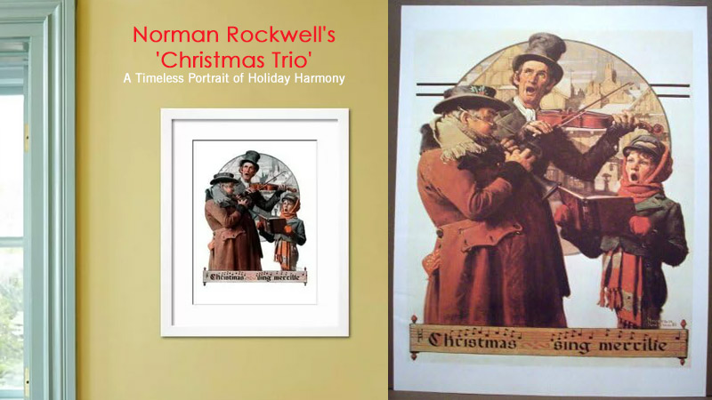 Norman Rockwell's 'Christmas Trio': A Timeless Portrait of Holiday Harmony