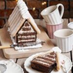 How to Make a Gingerbread House Cake